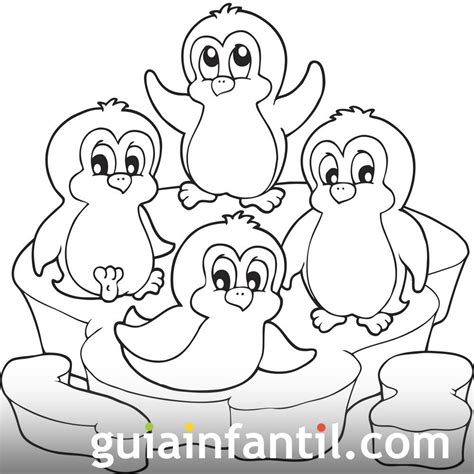 pinguinos para colorear|dibujos de pingüinos para colorear.